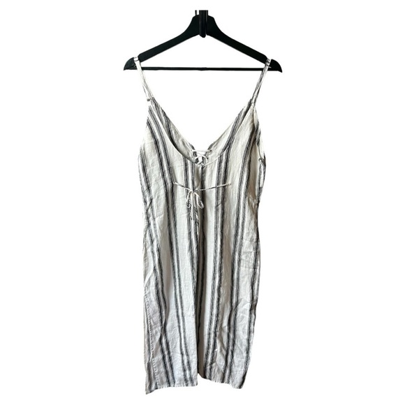 Reformation Carmen Stripe Linen Dress - Picture 2 of 8